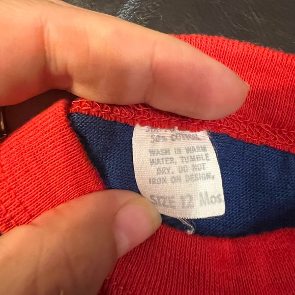 Vintage 80s Mickey Mouse 12 months long sleeve football Walt Disney Productions - Picture 6 of 6